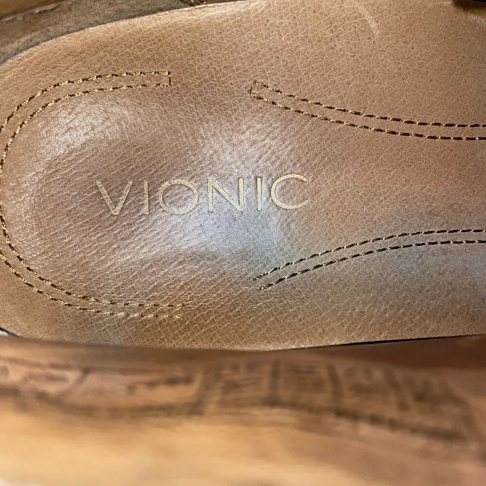 Vionic Chukka Boots Mens Size 13 M Black Suede Leather Lace Up Block Heels EUC